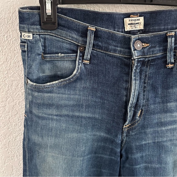 Citizens of Humanity Size 27 Medium Wash Slim Straight Jeans Made in USA - Picture 9 of 14